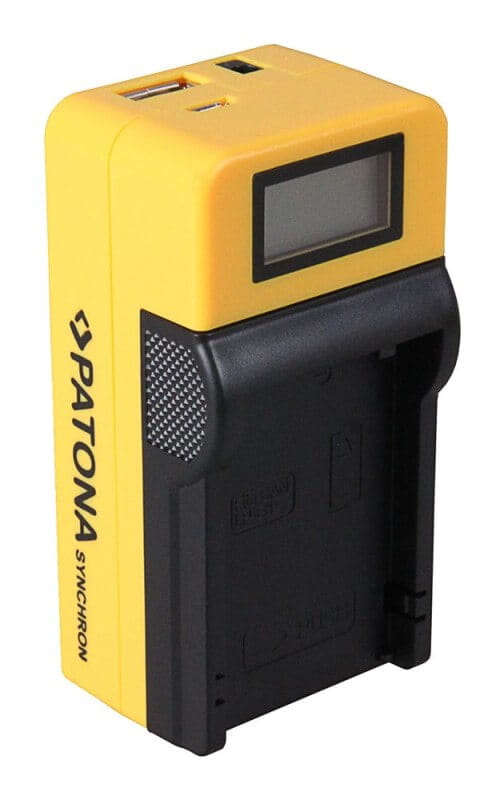 Ładowarka synchron PATONA DO CANON LP-E8, LPE8 Z WYŚWIETLACZEM LCD
