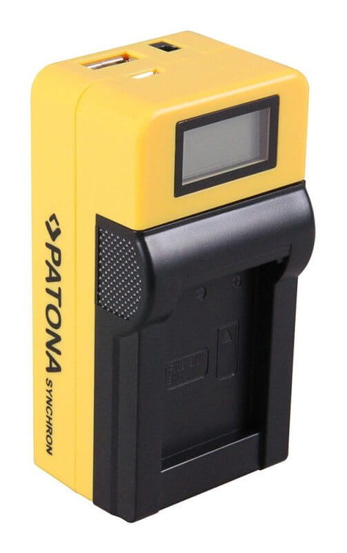 Ładowarka synchron PATONA DO SONY NP-BX1, NPBX1 Z WYŚWIETLACZEM LCD, USB