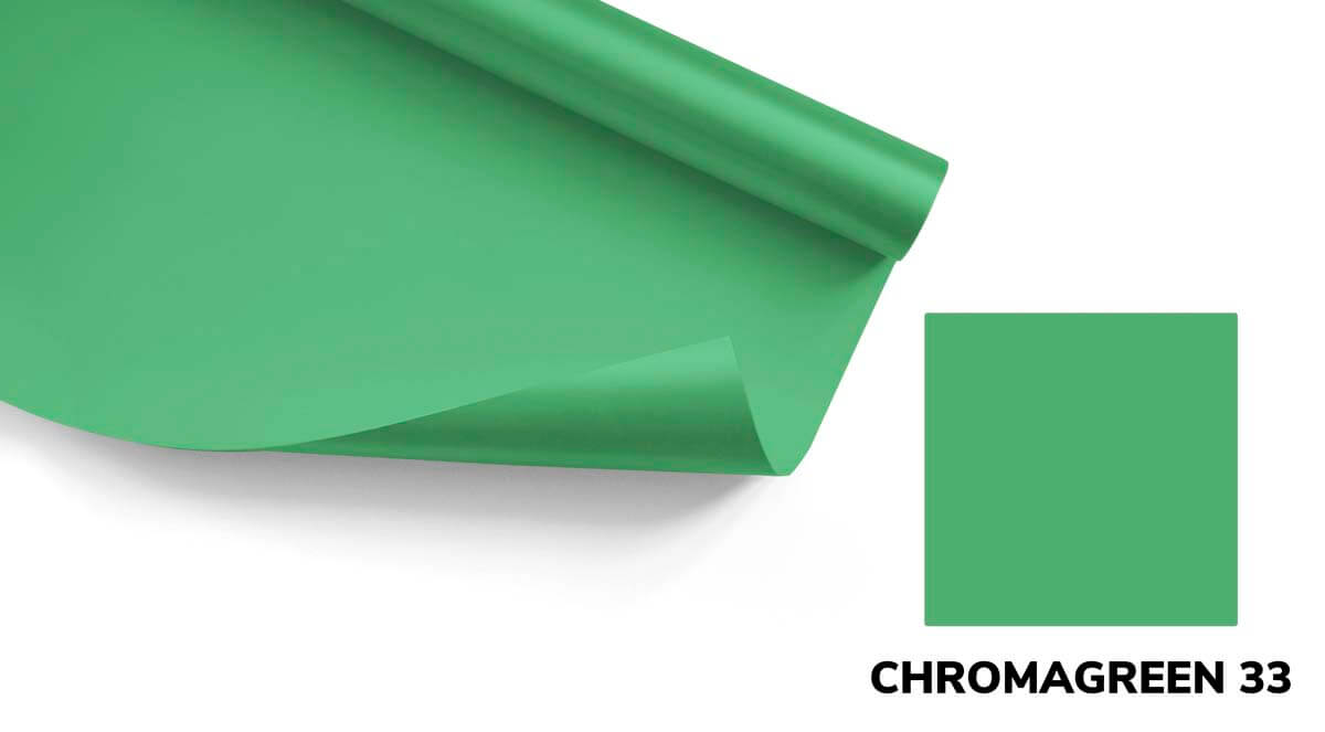 Tło papierowe FOMEI 1,35X11M CHROMAGREEN