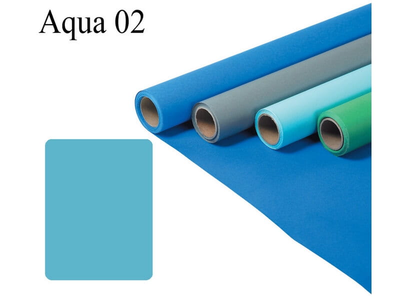 Tło papierowe FOMEI 1,35X11M AQUA