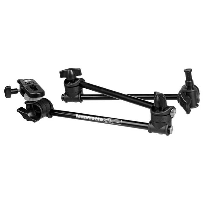 Ramię łamane pojedyncze Manfrotto 196B-3 Mini Arm z uchwytem 143BKT