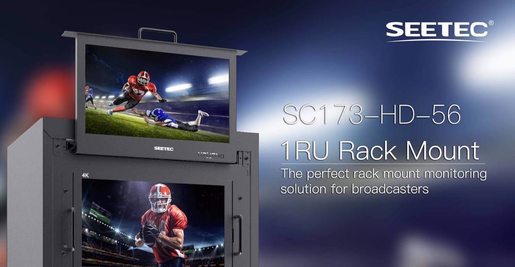  Monitor SEETEC SC173-HD-56 SDI 17,3" Wysuwany monitor stelażowy z SDI 