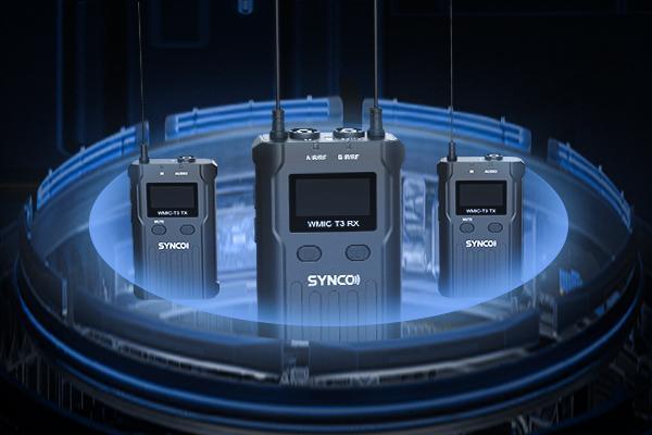 synco t3 bezprzewodowy system mikrofonowy uhf - 2 odbiorniki